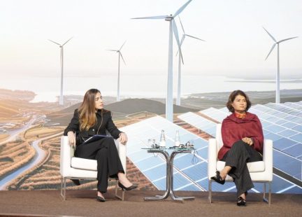 Ludmila Nascimento, Directora de energía y descarbonización  de VALE y Elbia Gannoum, Presidente ejecutiva de la Asociación brasileña de Energía Eólica, ABEEólica